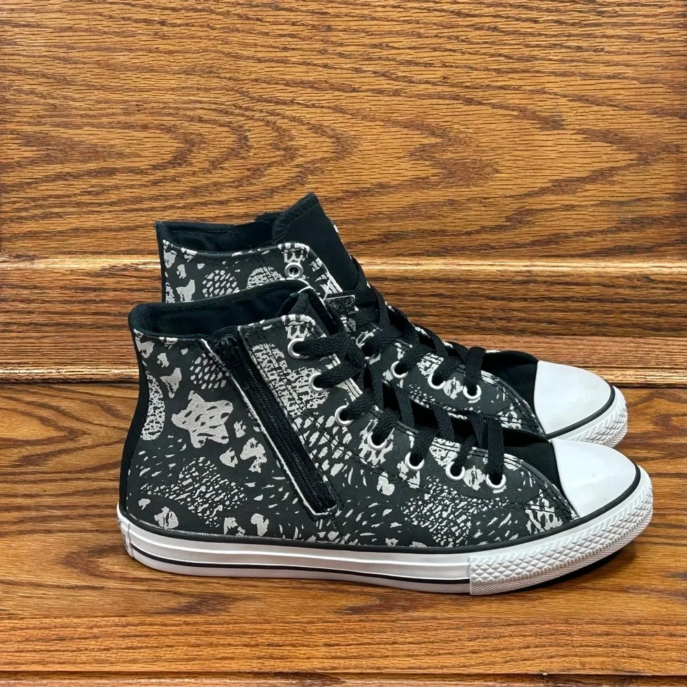 Converse Ct Side Zip Hi Black Mouse Shoes‎